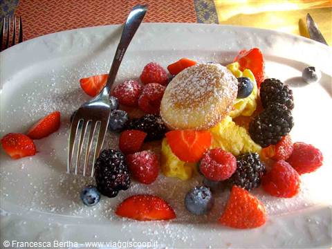 Uno sfizioso dolce del Ristorante U Rundò