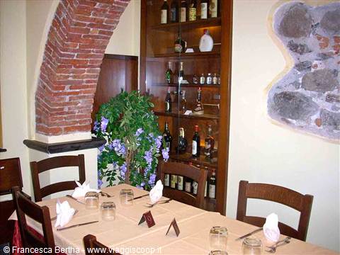 A tavola presso il Ristorante Antico Borgo
