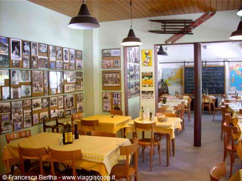 Nella sala dell'Osteria dei Matetti