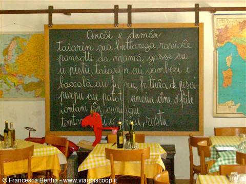 Una scuola dove tutti vorrebbero andare: ecco la lavagna col menù presso l'Osteria dei Matetti