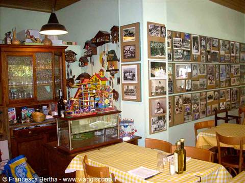 Nella sala dell'Osteria dei Matetti