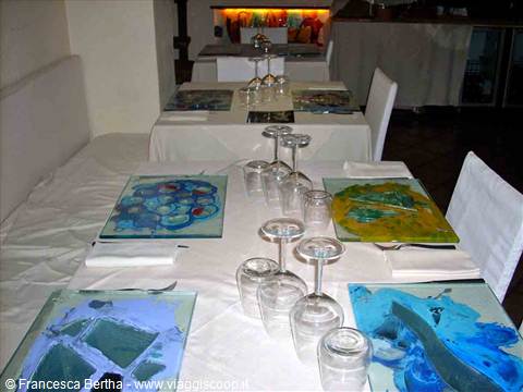 I sottopiatti dell'artista Franca Franchi