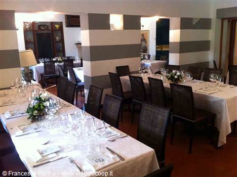 Nella sala del Ristorante San Giovanni