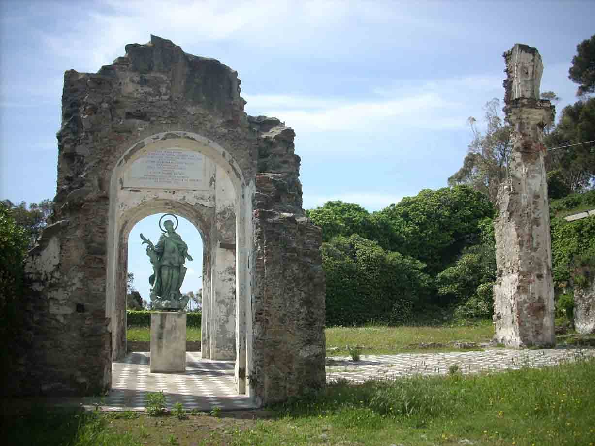 Le rovine dell'Oratorio di Santa Caterina