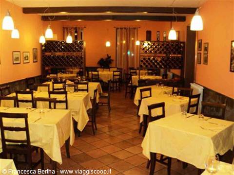 Nelle sale del Ristorante Ca' de Pitta