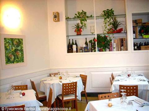 Nella sala del Ristorante Il Melograno