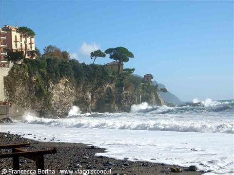 Il fascino del mare di Sori in autunno