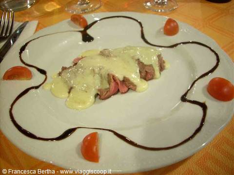 Prelibatezze del Ristorante Pizzeria Italia di Lerma: la tagliata