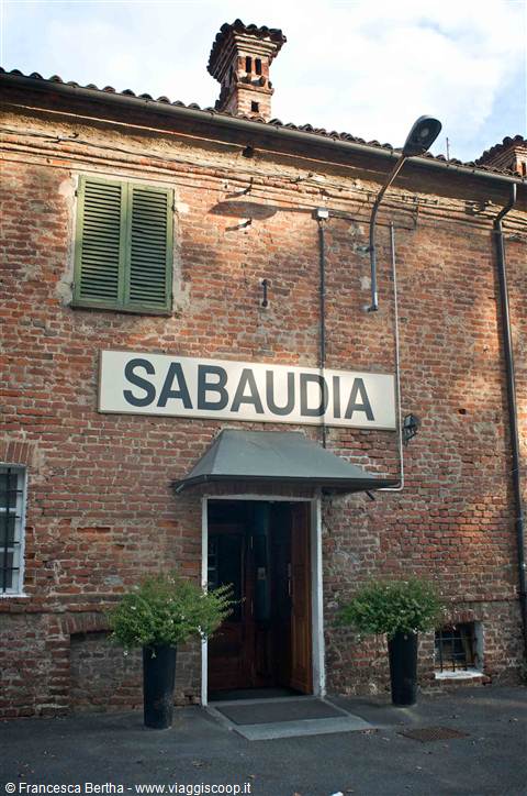 L'entrata del Ristorante Sabaudia a Stupinigi