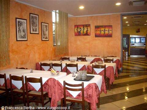 Nelle sale della Trattoria Al Beccofino