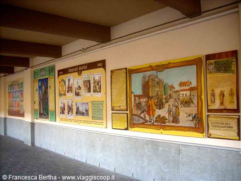 Itinerari storici dipinti in centro