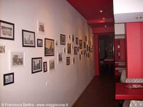 Foto storiche di Legnano sulle pareti del Ristorante La Gabinella