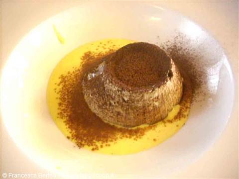 Uno sfizioso dolce del Ristorante Botero