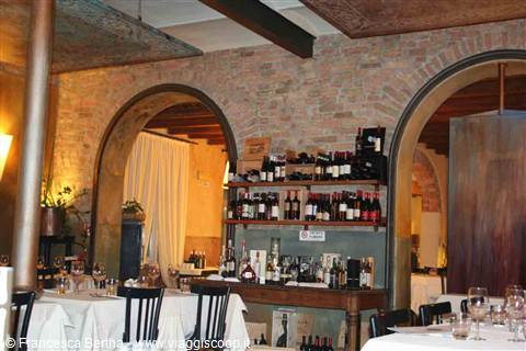 Nell'elegante sala del Ristorante Botero