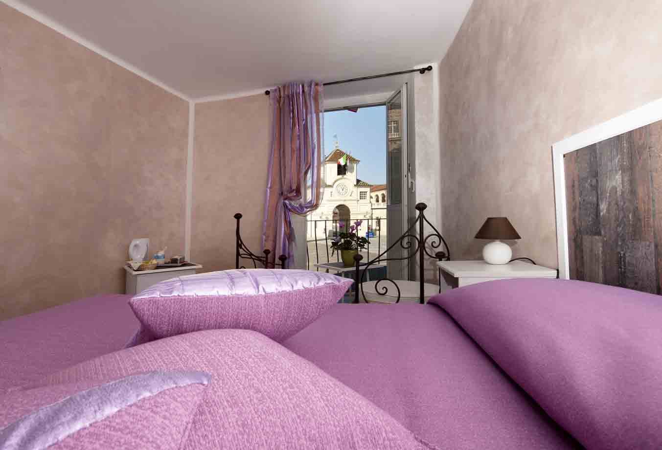 La nostra camera con vista sulla Torre dell'Orologio presso il Convito della Venaria