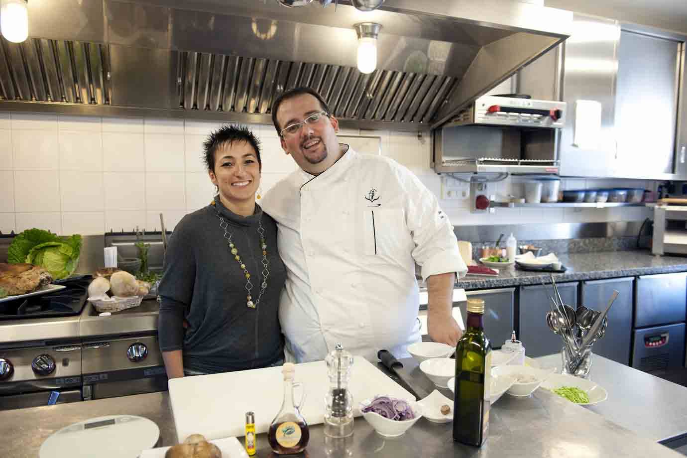 Lucia Basta e Christian Contu, titolari de Il Convito della Venaria