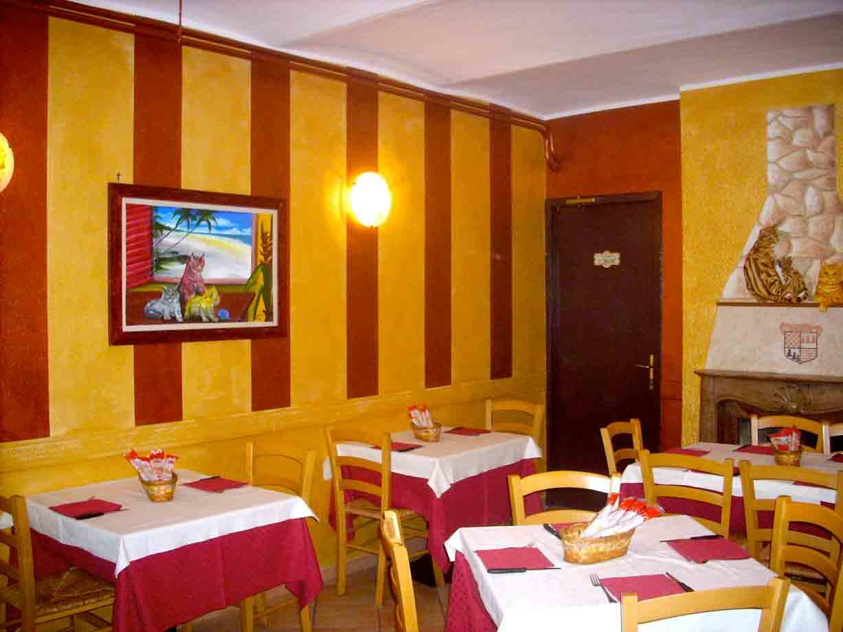 Nelle sale del Ristorante I Tre Gat