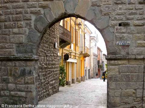 Una strada in centro