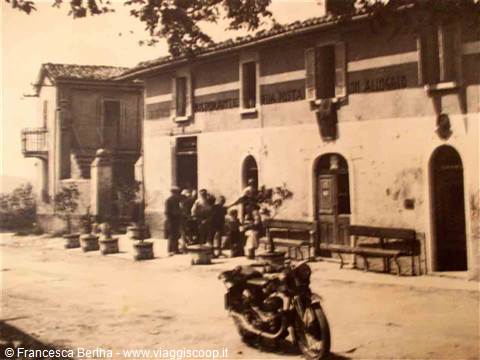 L'Albergo Ristorante della Posta in una foto d'epoca