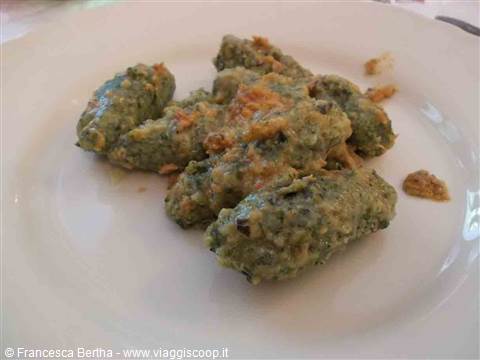 Prelibatezze del Ristorante della Posta: i malfatti