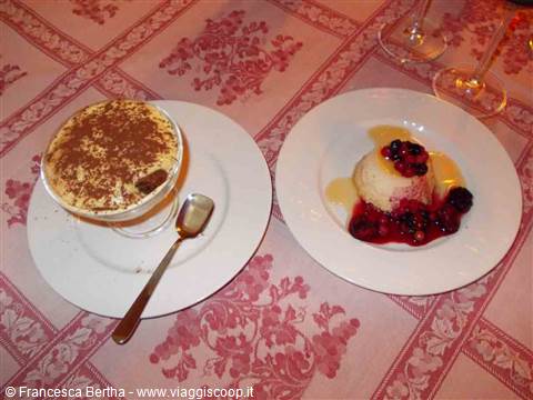 Sfiziosi dolci del Ristorante Borgo Antico
