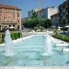 La fontana in Piazza Italia ITALIA 