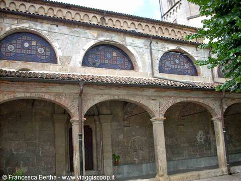 Il chiostro della Chiesa di San Giacomo Maggiore