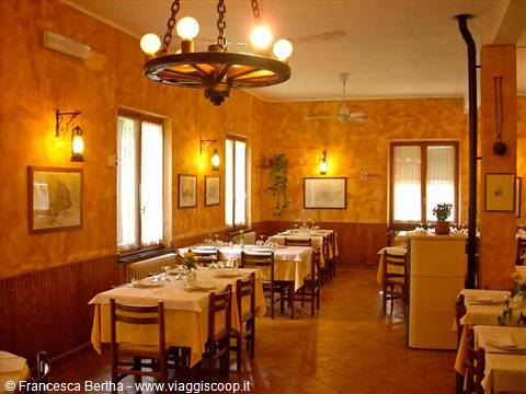 La sala del Ristorante da Marietto