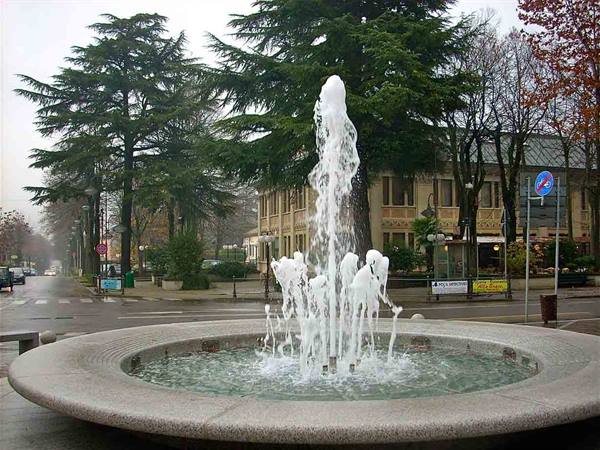 Una fontana in Via Terme