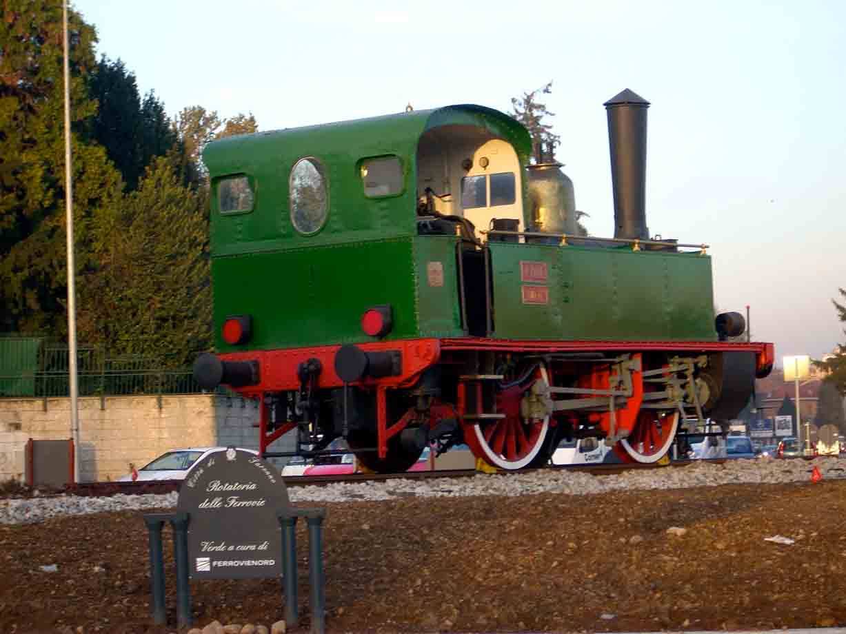Un'antica locomotiva