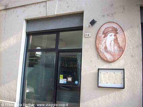 Ristorante Leonardo, l'entrata