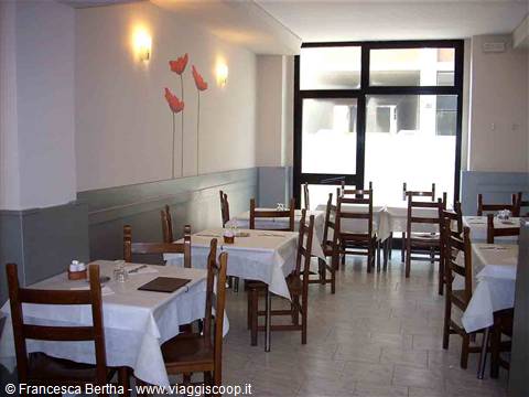 Nella sala del Ristorante Leonardo