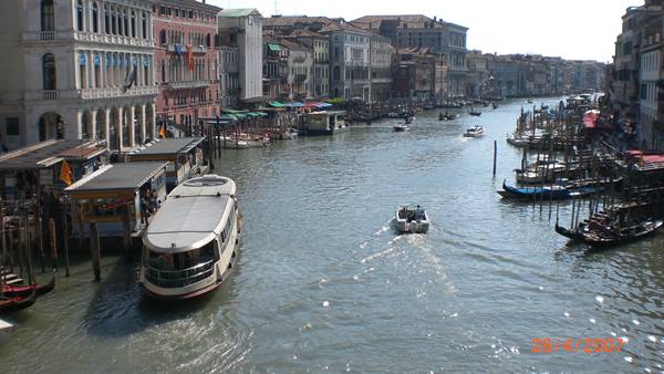 IL CANAL GRANDE DA RIALTO