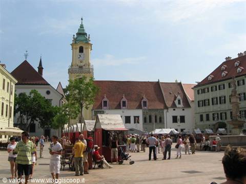 Slovacchia: Bratislava il Centro