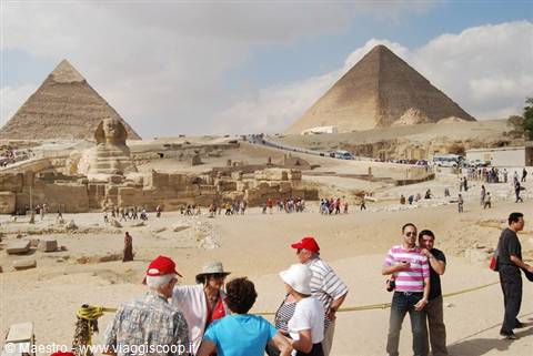 sfinge e piramidi di Giza