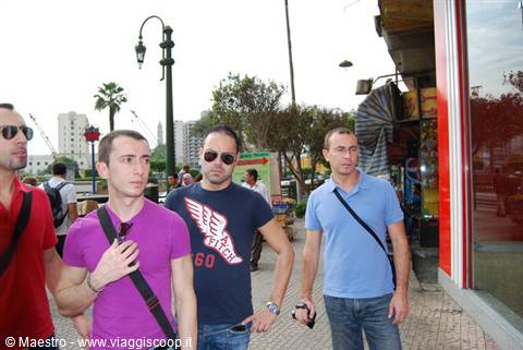 camminata al centro del Cairo