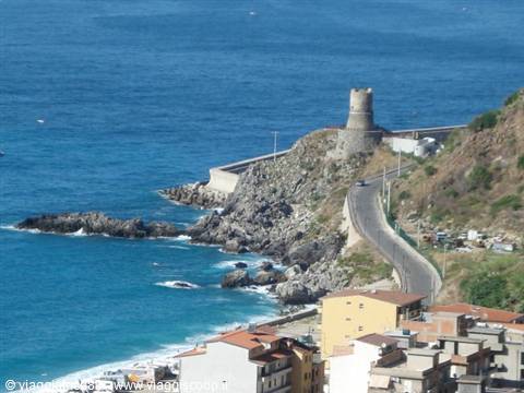 veduta di Bagnara e Torre Ruggiero