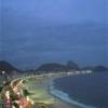 Splendida vista su Copacabana dal Miramar Palace di Rio de Janeiro BRASILE 