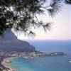 Panorama dal Monte Pellegrino su Mondello ITALIA 