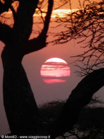 Tramonto nel Serengeti