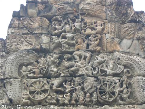 19 - Angkor - Preah Khan - Bassorilievo 