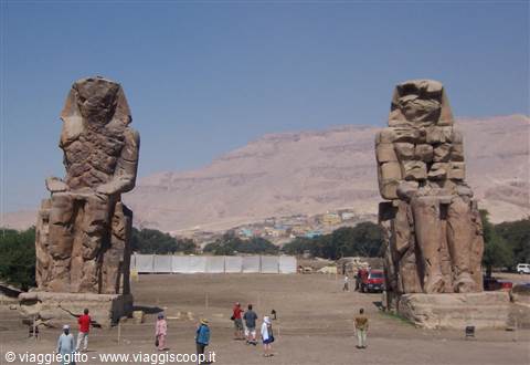 Colossi di Memnon, Luxor, Egitto