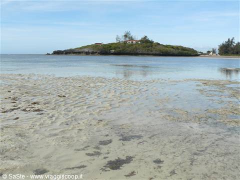 Watamu con bassa marea