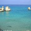 una bela immagine del mare di Torre dell'orso ITALIA 