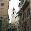 città vecchia di Bordighera ITALIA 