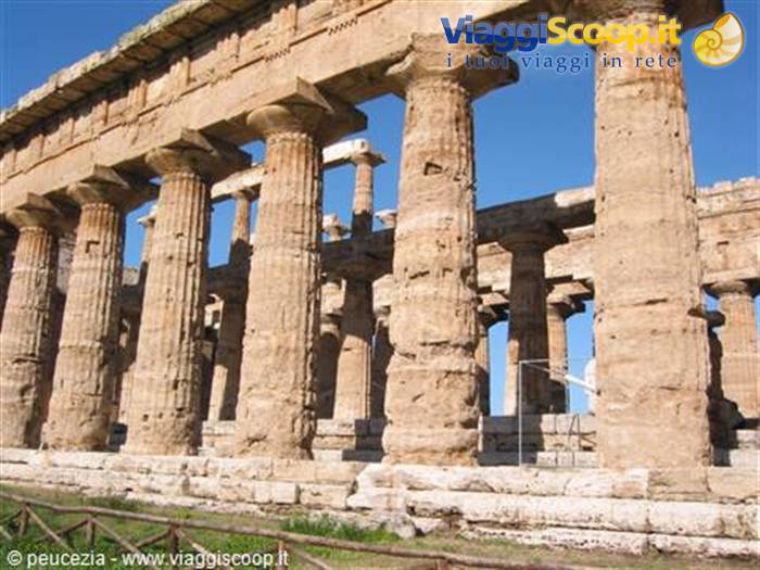 particolare del tempio di Poseidone