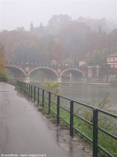 Pista ciclabile sul Po