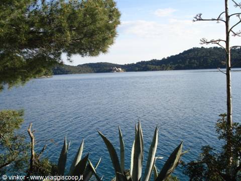 isola di Mljet: veliko jezero o grande lago