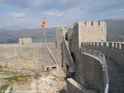 Ohrid: le mura del castello