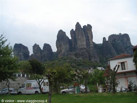 Kalambaka: veduta delle Meteore